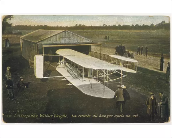 Wright at Auvours 1908