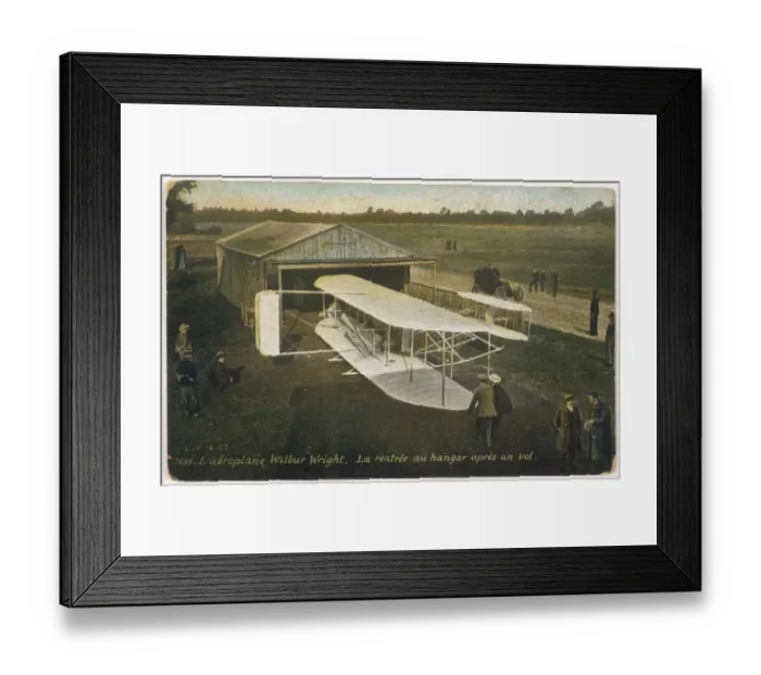 Framed Print : Wright at Auvours 1908 Framed Print : Wright at Auvours 1908