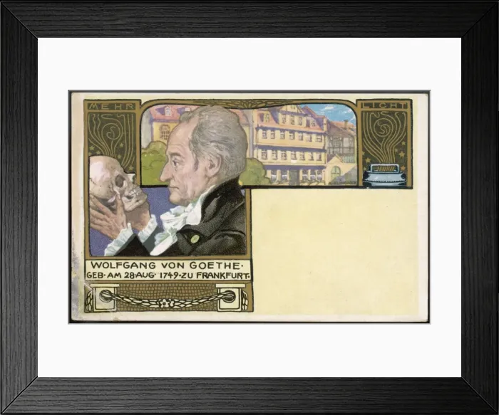Framed Print : Johann Wolfgang Von Goet Framed Print : Johann Wolfgang Von Goet
