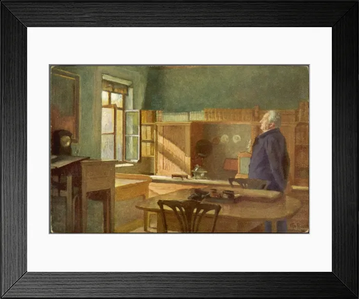 Framed Print : Goethe in his Study Framed Print : Goethe in his Study
