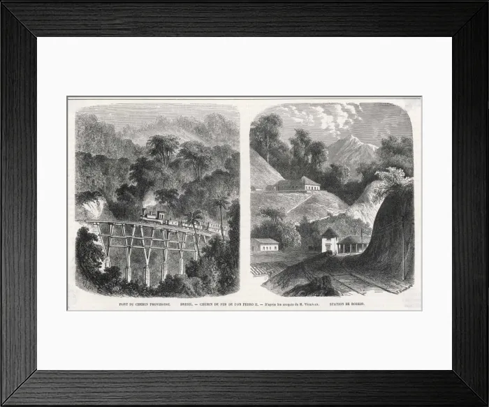 Framed Print : Railways in Brazil Framed Print : Railways in Brazil