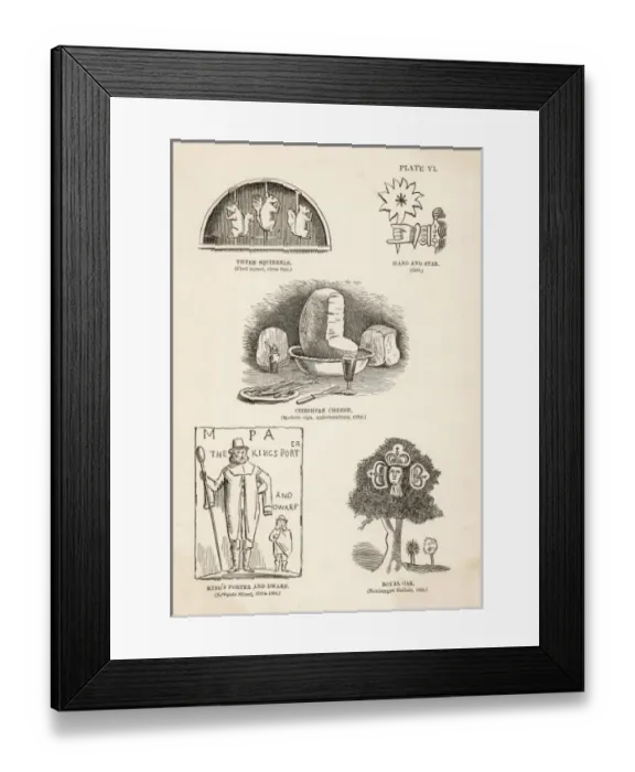 Framed Print : Various Inn Signs Framed Print : Various Inn Signs