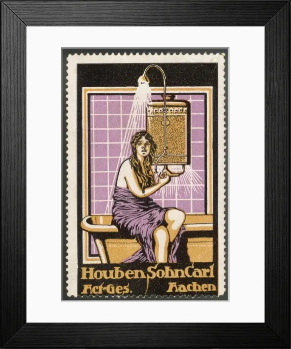 Framed Print : Lady Showers Framed Print : Lady Showers