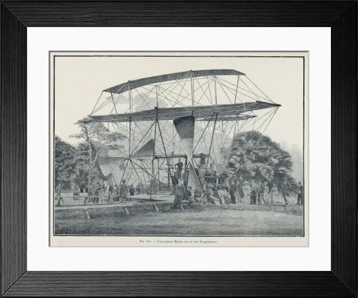Framed Print : Maxim Project 1889 Framed Print : Maxim Project 1889