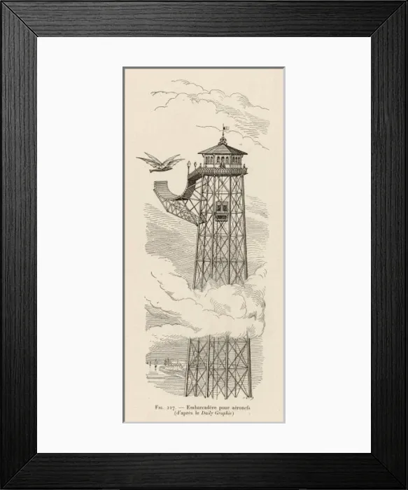 Framed Print : Edison Landing Platform Framed Print : Edison Landing Platform