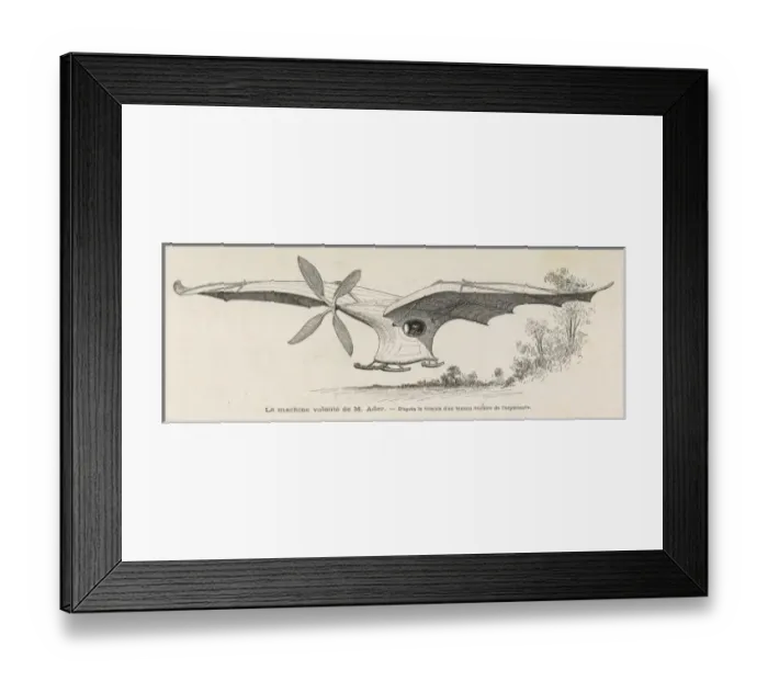 Framed Print : ADERs EOLE 1891 Framed Print : ADERs EOLE 1891