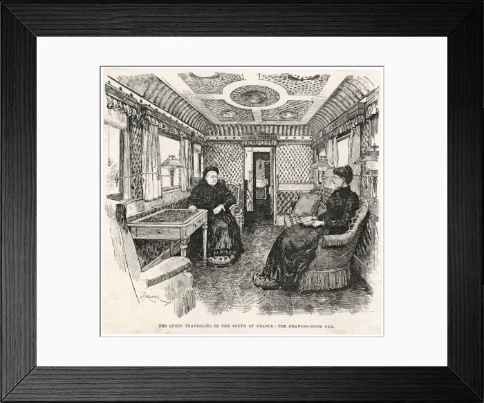 Framed Print : Victorias Rail Carriage Framed Print : Victorias Rail Carriage