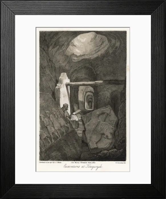 Framed Print : Iraq / Archaeology / Nineveh Framed Print : Iraq / Archaeology / Nineveh