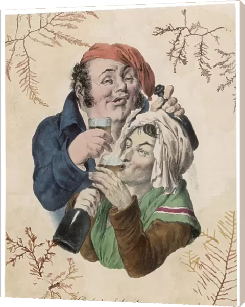 Couple Boozing 1823