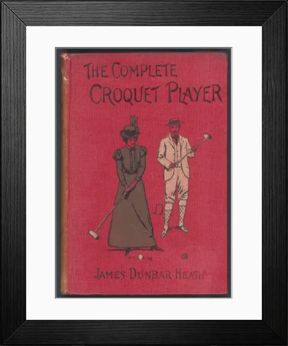 Framed Print : Complete Croquet Player Framed Print : Complete Croquet Player