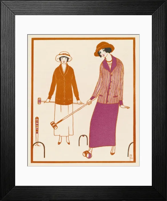 Framed Print : Elegant Player 1913 Framed Print : Elegant Player 1913