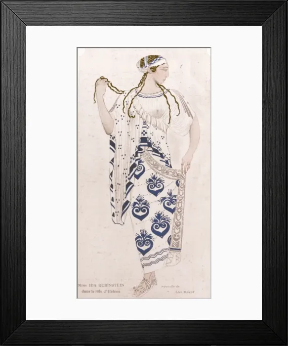 Framed Print : Ballet Russes / Helene Framed Print : Ballet Russes / Helene