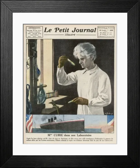 Framed Print : Marie Curie in 1921 Framed Print : Marie Curie in 1921
