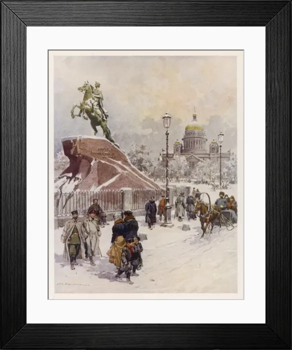 Framed Print : St Petersburg / Monument Framed Print : St Petersburg / Monument