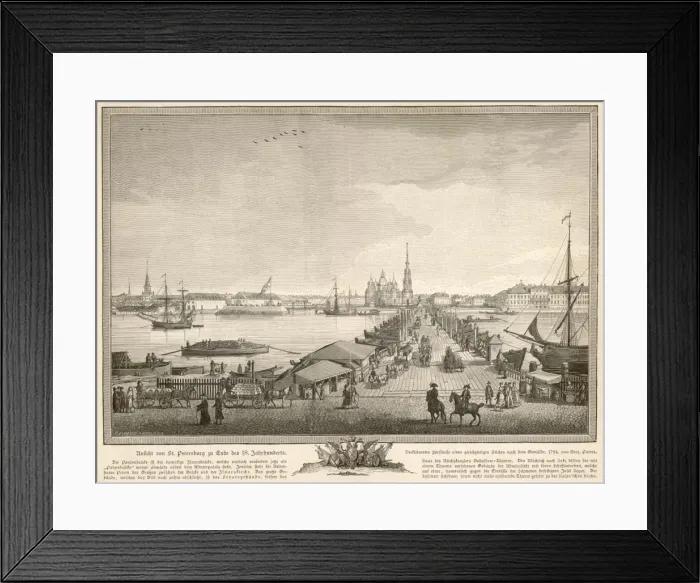 Framed Print : St Petersburg 1794 Framed Print : St Petersburg 1794