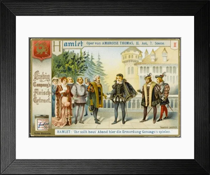 Framed Print : Thomas / Hamlet / Liebig 2 Framed Print : Thomas / Hamlet / Liebig 2