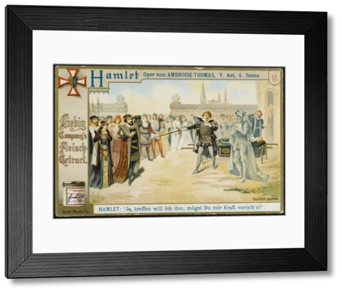 Framed Print : Thomas / Hamlet / Liebig 6 Framed Print : Thomas / Hamlet / Liebig 6