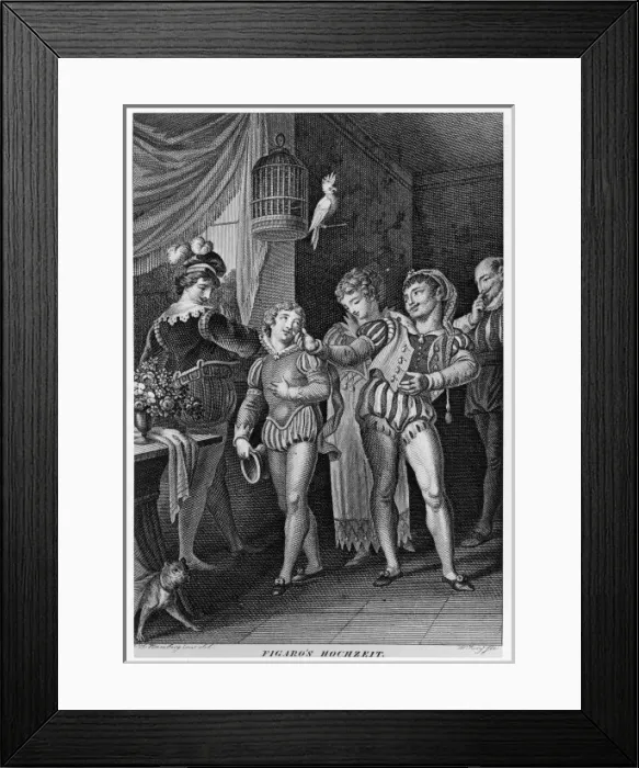Framed Print : Mozart / Nozze Di Figaro Framed Print : Mozart / Nozze Di Figaro