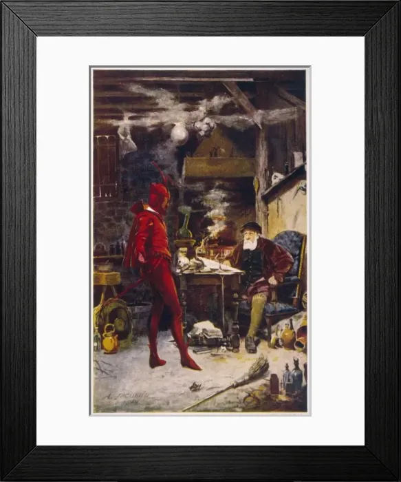 Framed Print : Gounod / Faust Framed Print : Gounod / Faust