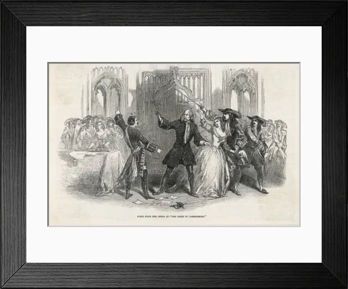 Framed Print : Donizetti / Lucia Framed Print : Donizetti / Lucia