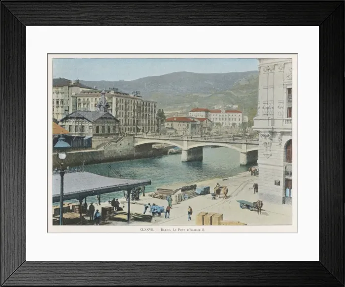 Framed Print : Spain / Bilbao C1900 Framed Print : Spain / Bilbao C1900