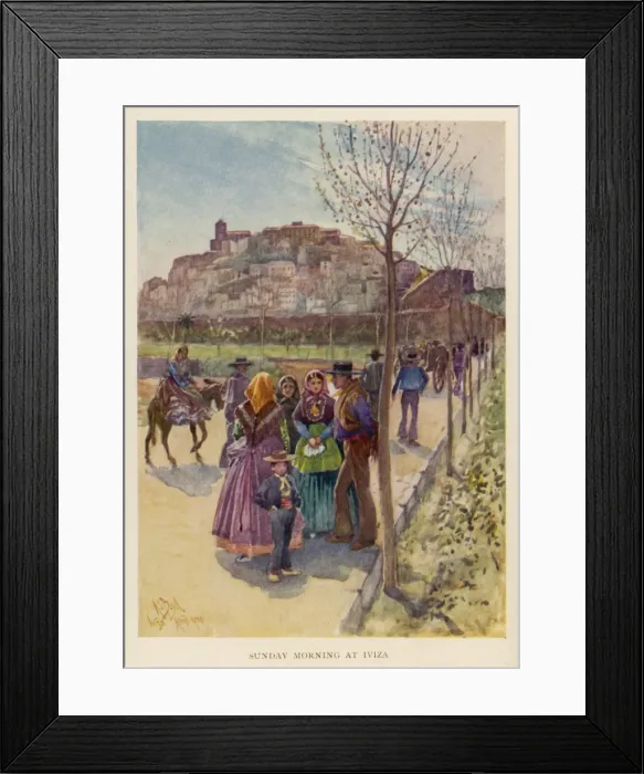 Framed Print : Ibiza / Sunday Morning Framed Print : Ibiza / Sunday Morning