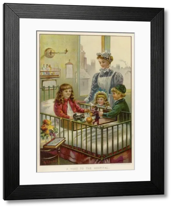 Framed Print : CHILDRENs WARD / 1897 Framed Print : CHILDRENs WARD / 1897