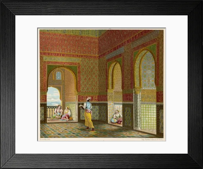 Framed Print : Granada / Alhambra 19C Framed Print : Granada / Alhambra 19C