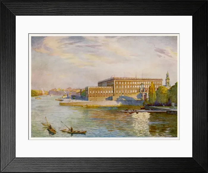 Framed Print : Stockholm / Palace 1927 Framed Print : Stockholm / Palace 1927