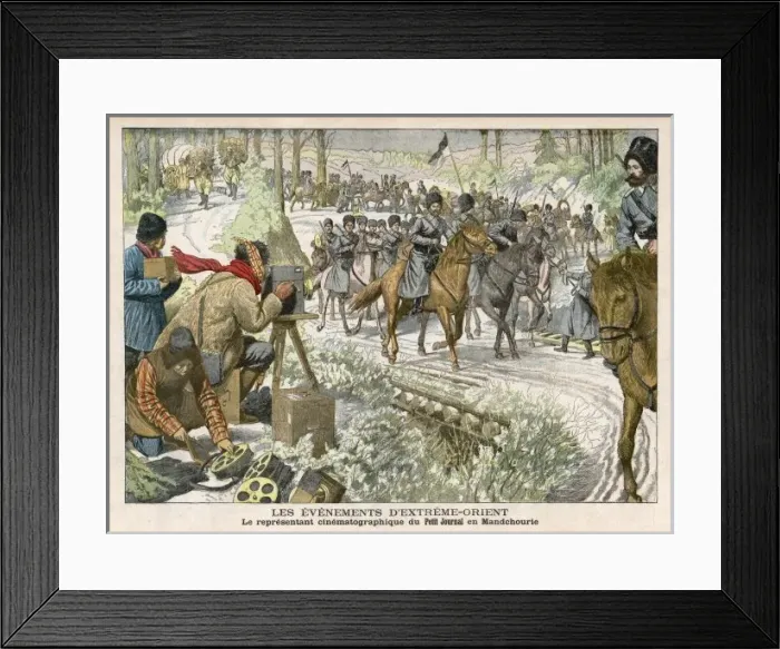 Framed Print : Russia-Japan War Filmed Framed Print : Russia-Japan War Filmed