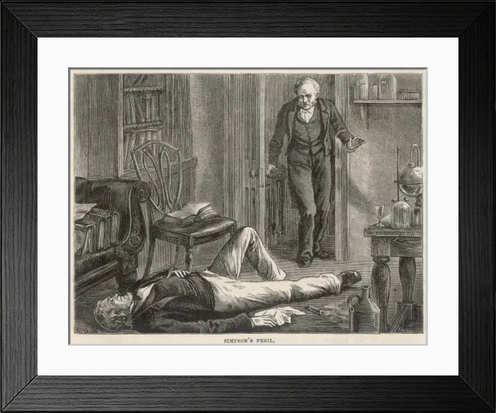 Framed Print : Simpson / Chloroform / 1847 Framed Print : Simpson / Chloroform / 1847