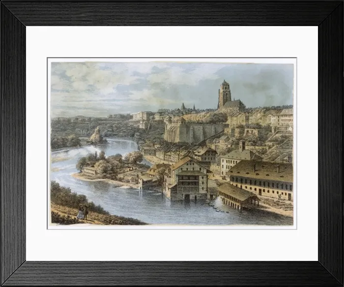 Framed Print : Switzerland / Berne 19C Framed Print : Switzerland / Berne 19C