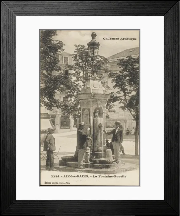 Framed Print : Drinking Fountain / France Framed Print : Drinking Fountain / France