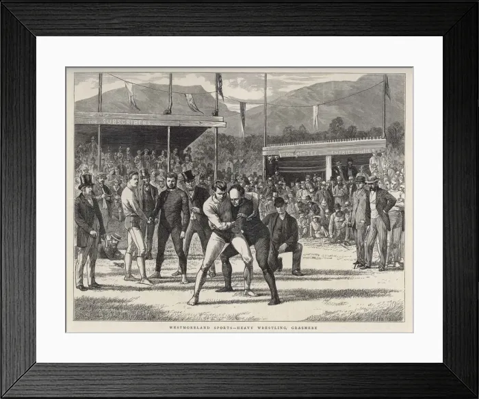 Framed Print : Outdoor Wrestling Framed Print : Outdoor Wrestling