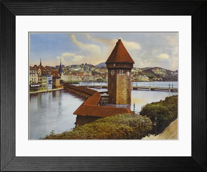 Framed Print : Lucerne / Wasserturm C20 Framed Print : Lucerne / Wasserturm C20