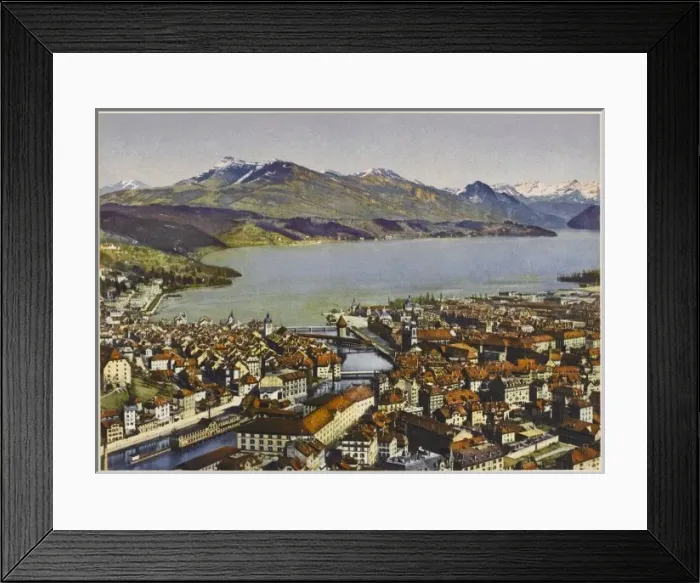 Framed Print : Lucerne / Rigi / Lake C20 Framed Print : Lucerne / Rigi / Lake C20