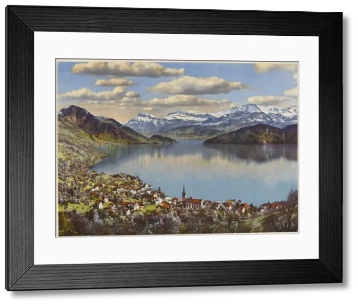 Framed Print : Switzerland / Weggis C20 Framed Print : Switzerland / Weggis C20