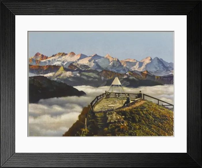 Framed Print : Alps / Stanserhorn C20 Framed Print : Alps / Stanserhorn C20