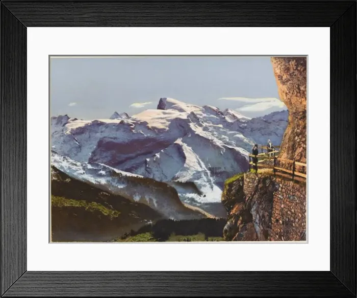 Framed Print : Alps / Stanserhorn C20 Framed Print : Alps / Stanserhorn C20