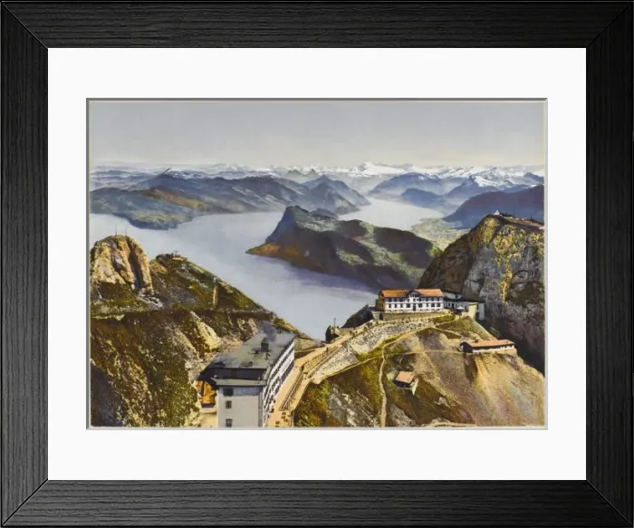 Framed Print : Swiss Alps / Pilatus 20C Framed Print : Swiss Alps / Pilatus 20C
