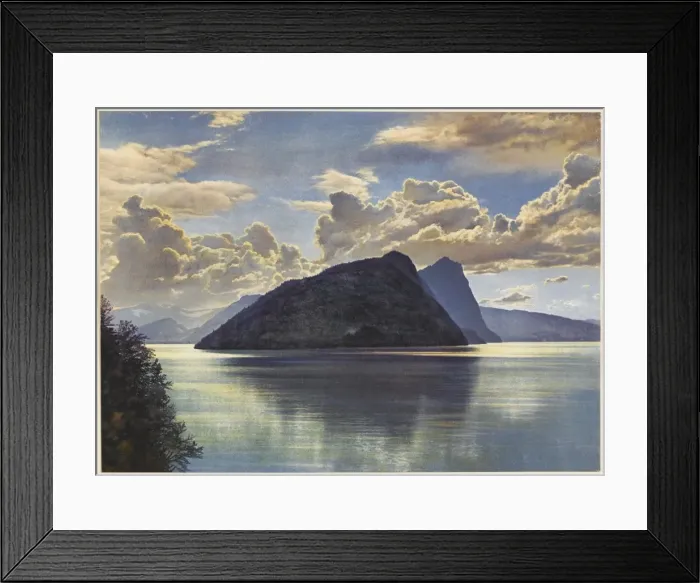 Framed Print : Switzerland / Lac Cantons Framed Print : Switzerland / Lac Cantons