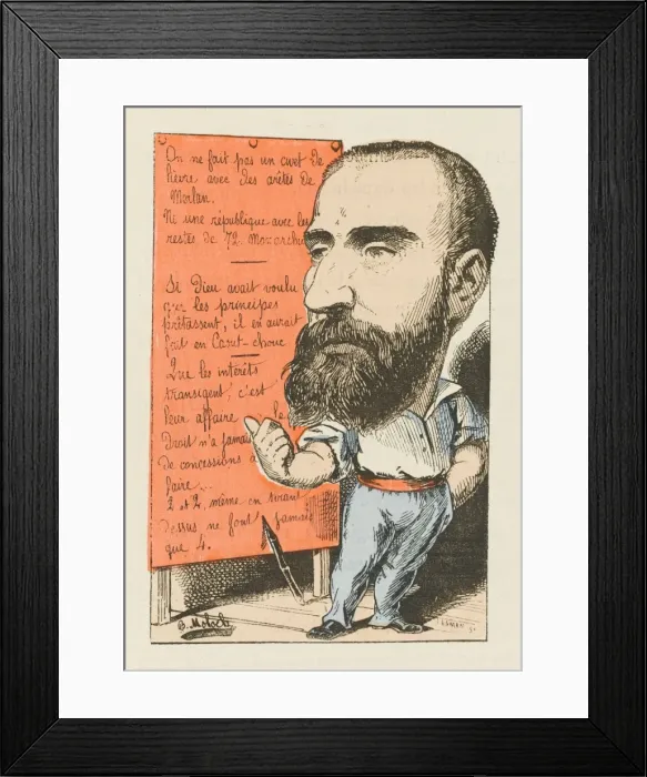 Framed Print : A French Radical Framed Print : A French Radical