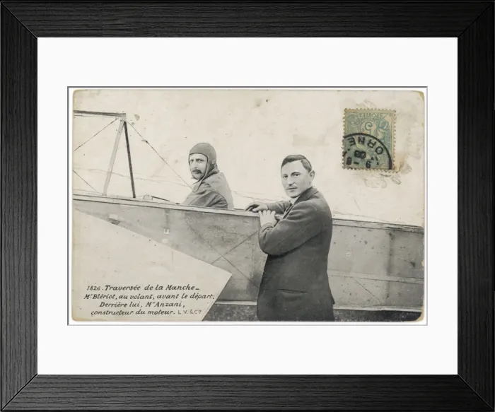Framed Print : Bleriot before Take-Off Framed Print : Bleriot before Take-Off