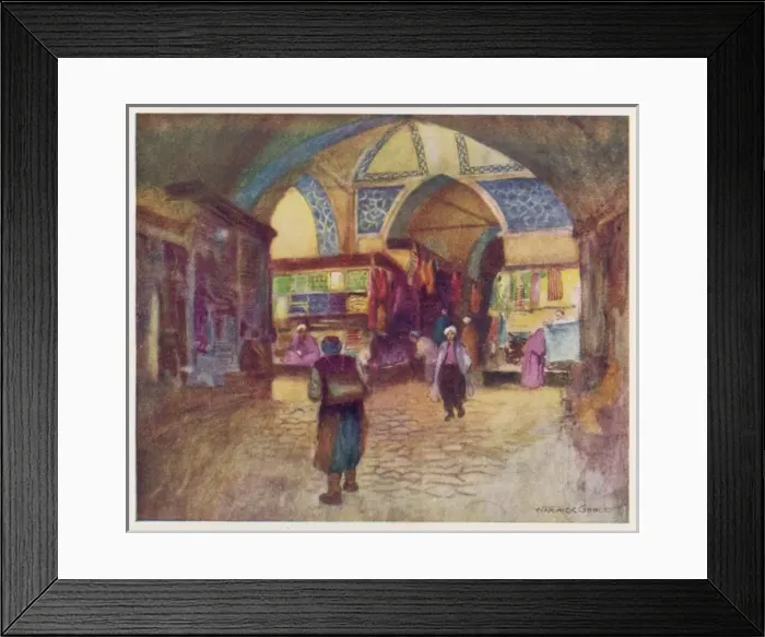 Framed Print : Istanbul / Great Souk 1906 Framed Print : Istanbul / Great Souk 1906