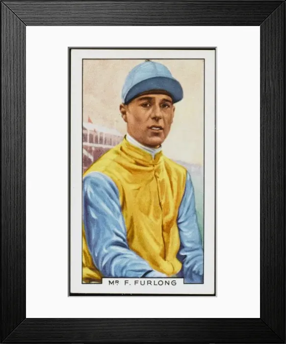 Framed Print : Jockey / Frank Furlong 20C Framed Print : Jockey / Frank Furlong 20C