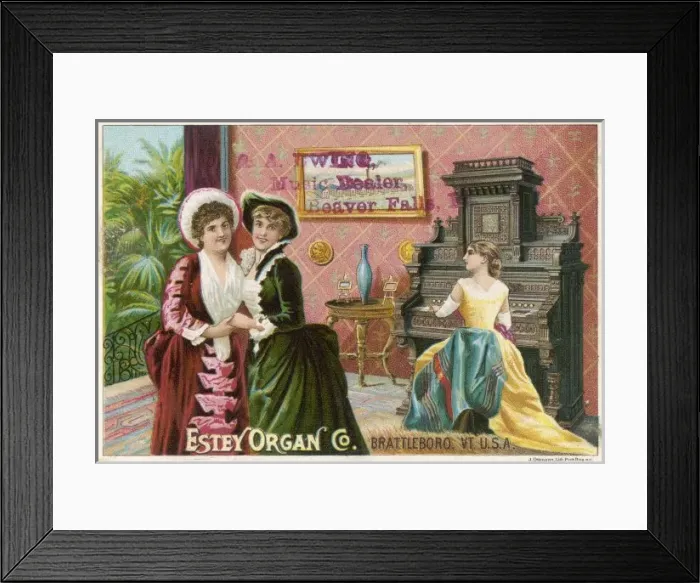 Framed Print : Family Round Organ Framed Print : Family Round Organ
