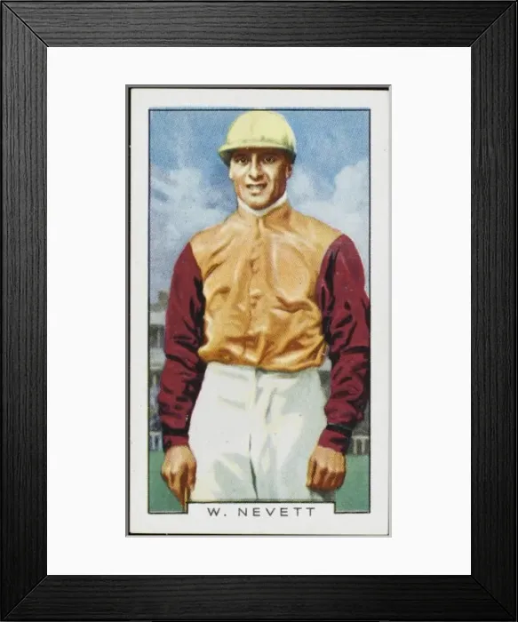 Framed Print : Jockey / W Nevett 20C Cig Framed Print : Jockey / W Nevett 20C Cig