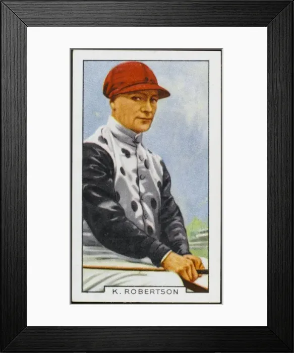 Framed Print : Jockey / K Robertson 20C Framed Print : Jockey / K Robertson 20C