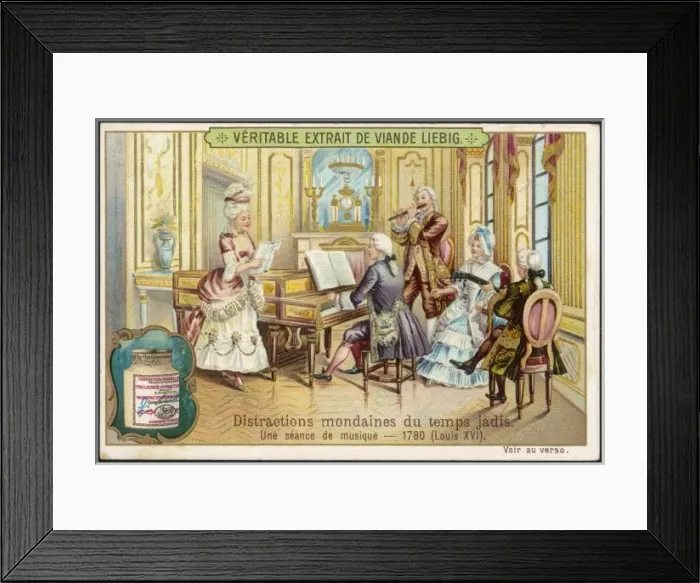 Framed Print : C18 French Concert Framed Print : C18 French Concert