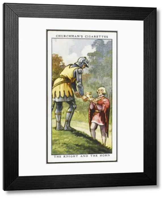 Framed Print : The Knight & the Horn Framed Print : The Knight & the Horn
